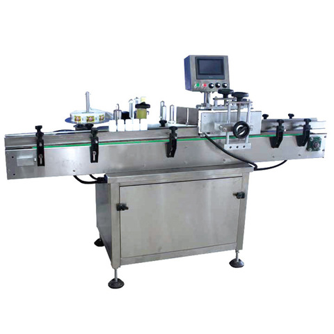 Màquina d’etiquetatge OPP de tipus rotatiu de productivitat massiva per a ampolles de HDPE de mida plana rodona per a mascotes 