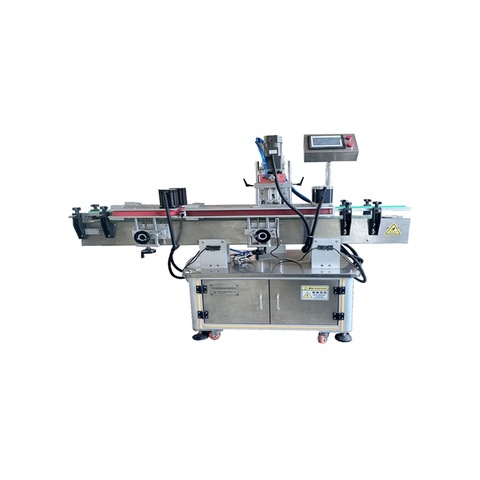 Etiqueta adhesiva de suport superior automàtic Màquina etiquetadora plana d'alta precisió Màquina etiquetadora de caixes de pols per a cosmètics 