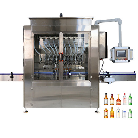 Línia de màquines d’etiquetatge de taps per omplir líquid de detergent àcid anticorrosiu automàtic 