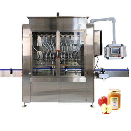 Màquina automàtica d'ompliment lineal de pasta/salsa de mel d'alta viscositat 